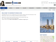 Tablet Screenshot of newwestcondo.com